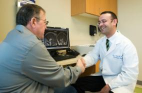 Provider with a patient