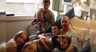 Michael Fox with family